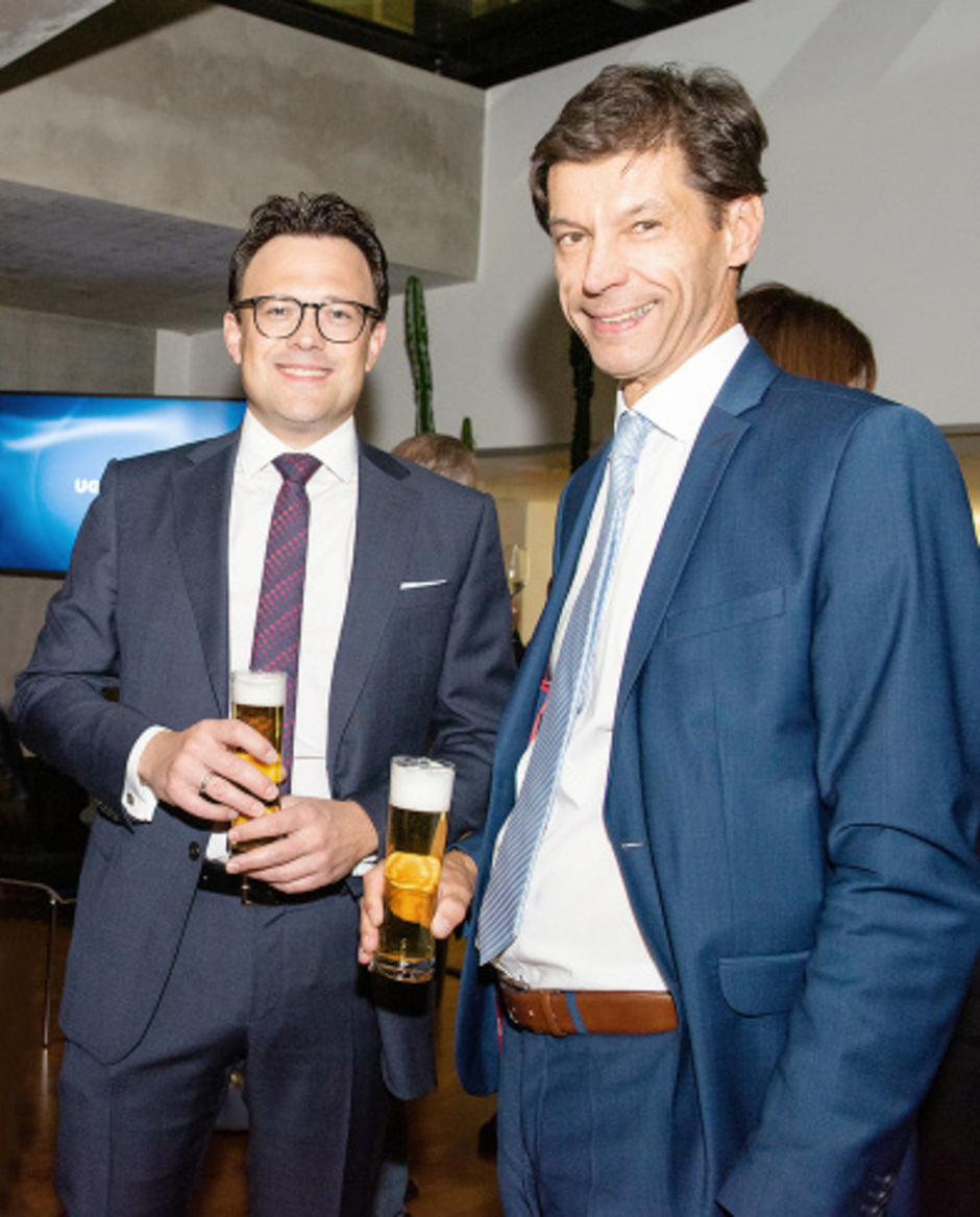 Stefan Dorner mit Wigbert Zimmermann (OLG Innsbruck, r.).