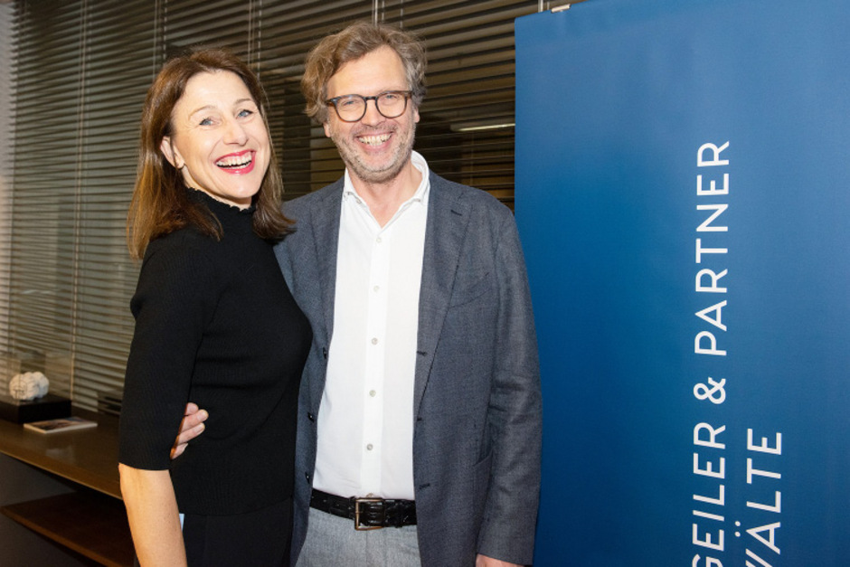Annette Leja (Sanatorium Kettenbrücke) und Wolfgang Leja.