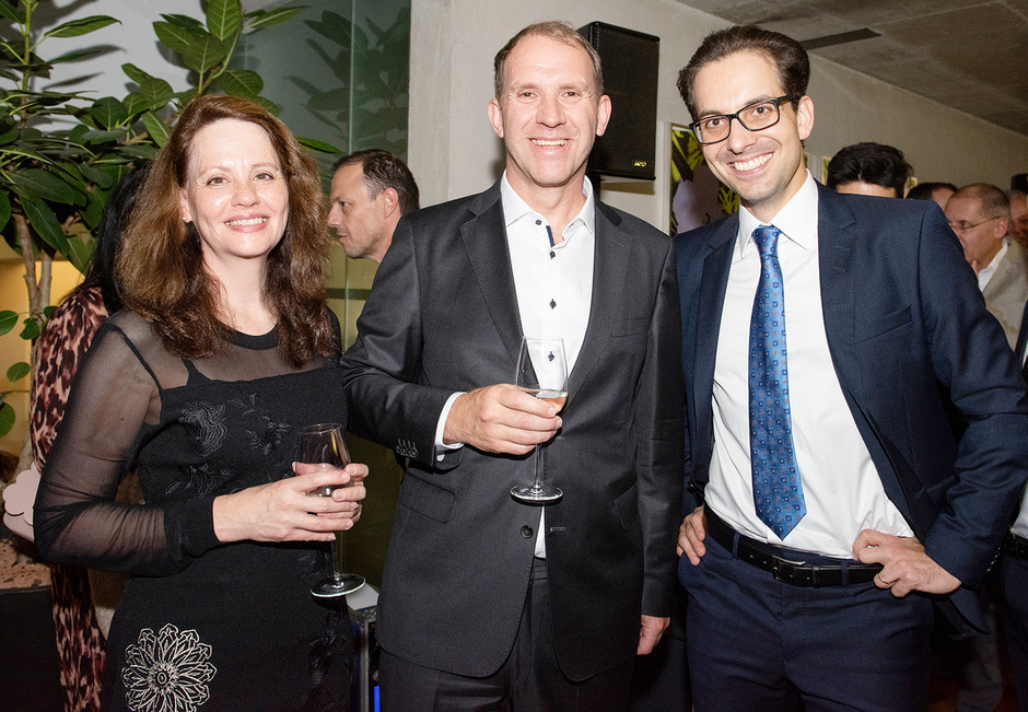 Maria Aletta Meyer (Austria.at Marketing GmbH), Hendrik Maat (zadego GmbH), Simon Schafferer (r.).