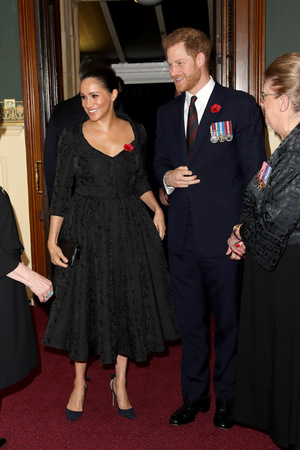 Harry und Meghan bei der Gala am Vorabend.