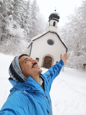 Benjamin genoss in Innsbruck unterdessen den Wintertag.
