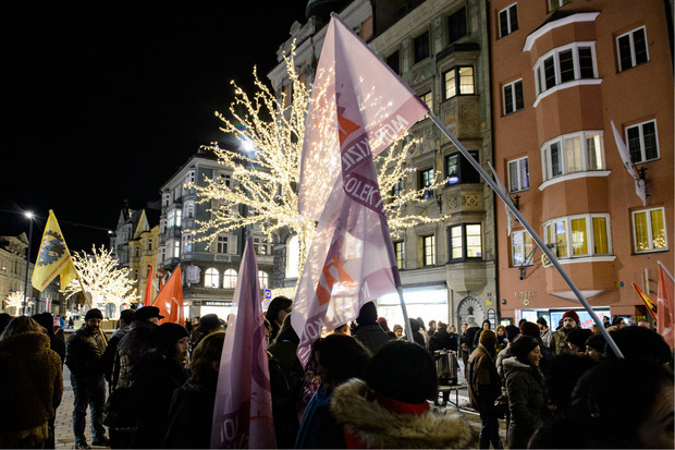 Und auch in Innsbruck wurde demonstriert.