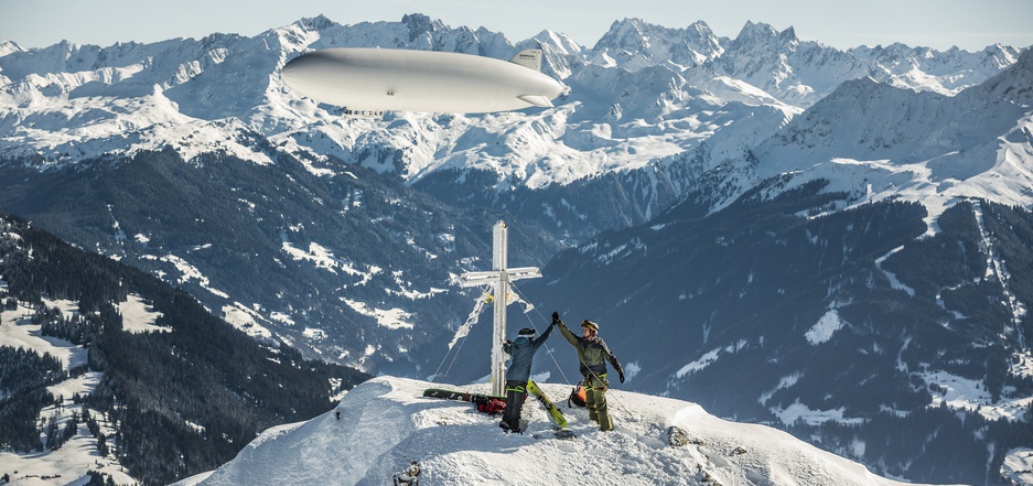 Andreas Gumpenberger und Stefan Ager präsentieren am 29. November ihr neuestes Projekt „Zeppelinskiing“ in Hopfgarten.