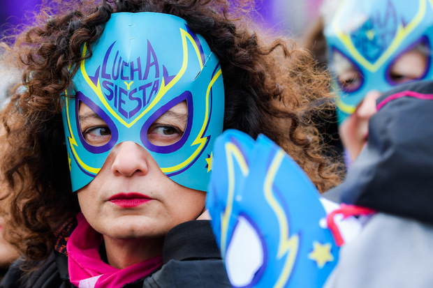 Organisiert wurde die Demonstration in Rom von italienischen Frauenverbänden.