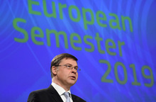 Valdis Dombrovskis, Vizepräsident der EU-Kommission.